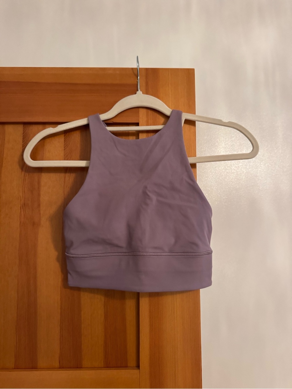Lululemon High-Neck Lavender Sports Bra